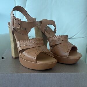 Kork-Ease Tan Platform Sandals
